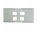 Peerless WSP716-S 16" Triple Stud Wall Plate - silver