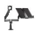 Chief KGL220B Height-Adjustable Monitor / Laptop Dual Swing Arm Desk Mount