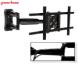 Peerless RTFPA45U SmartMount® Universal Articulating Arm Wall Mount for 32"-45" Flat Panel TVs - gloss black