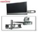 Peerless RTPLA50 Universal Articulating Arm Wall Mount for 32"-50" flat panel TVs - black